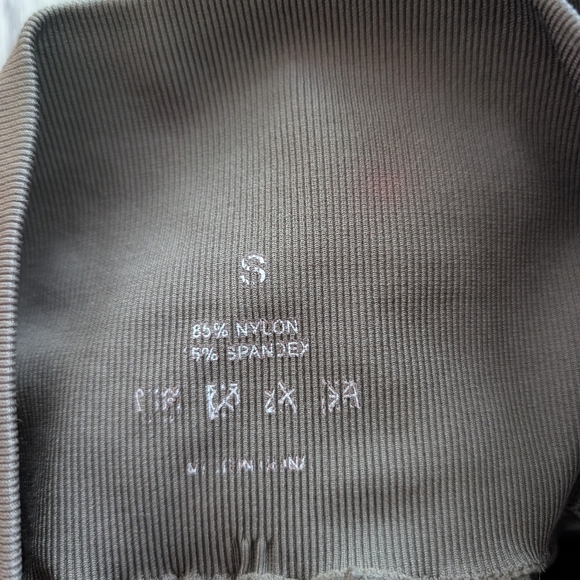 NVGTN Seamless Leggings Olive Green Women's Small - Picture 6 of 6